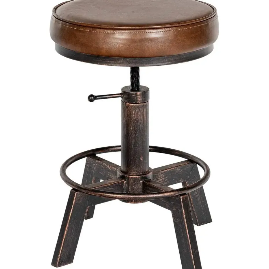 CLP Hocker Destin Kunstleer - bronzen