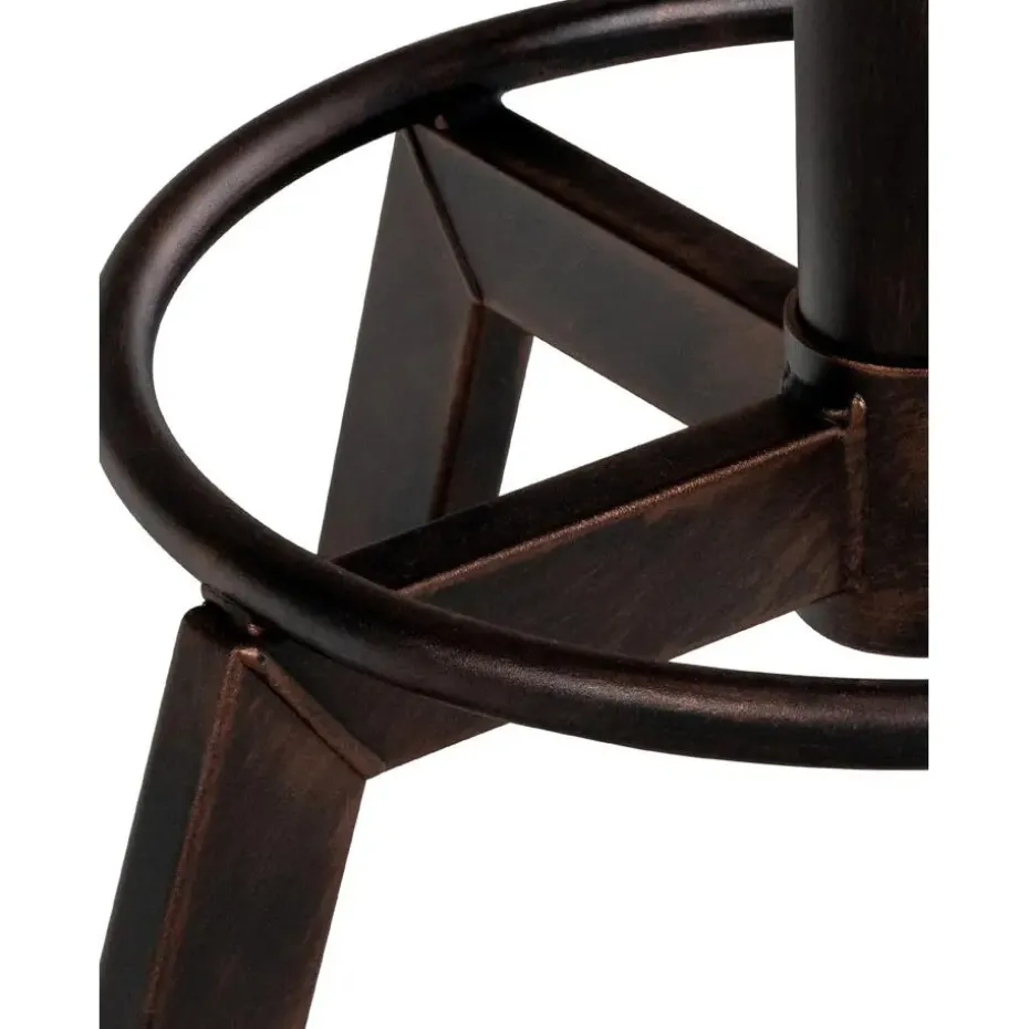 CLP Hocker Destin Kunstleer - bronzen