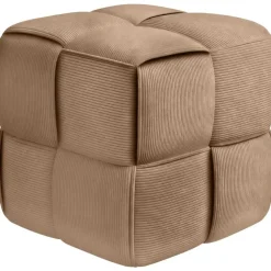 CLP Hocker Forinta Ribstof - taupe