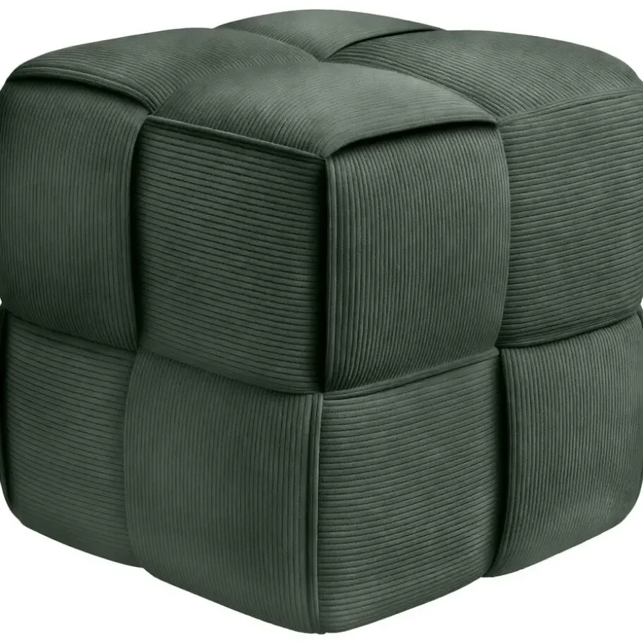 CLP Hocker Forinta Ribstof - donkergroen