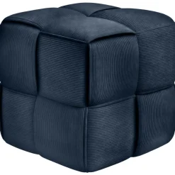 CLP Hocker Forinta Ribstof - donkerblauw