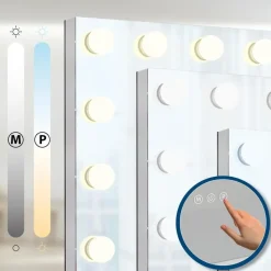 CLP Kaptafel Mereta wit Frame - Hout - wit