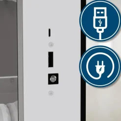 CLP Kaptafel Nettie wit Frame - Hout - wit