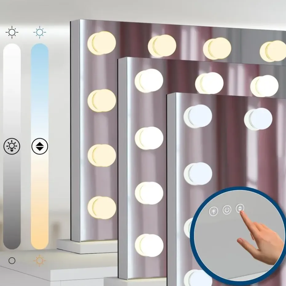 CLP Kaptafel Tiline wit Frame - Hout - wit