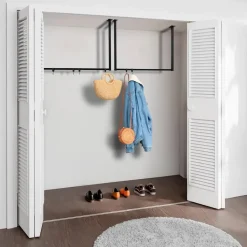 CLP Kledingrek Fenton 60x80x7 cm - zwart