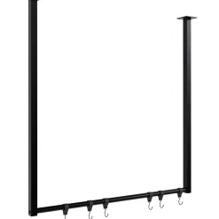 CLP Kledingrek Fenton 80x80x7 cm - zwart