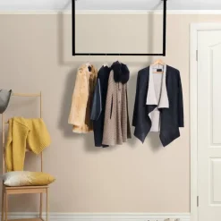 CLP Kledingrek Fenton 60x100x7 cm - zwart