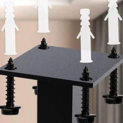 CLP Kledingrek Fenton 60x100x7 cm - zwart