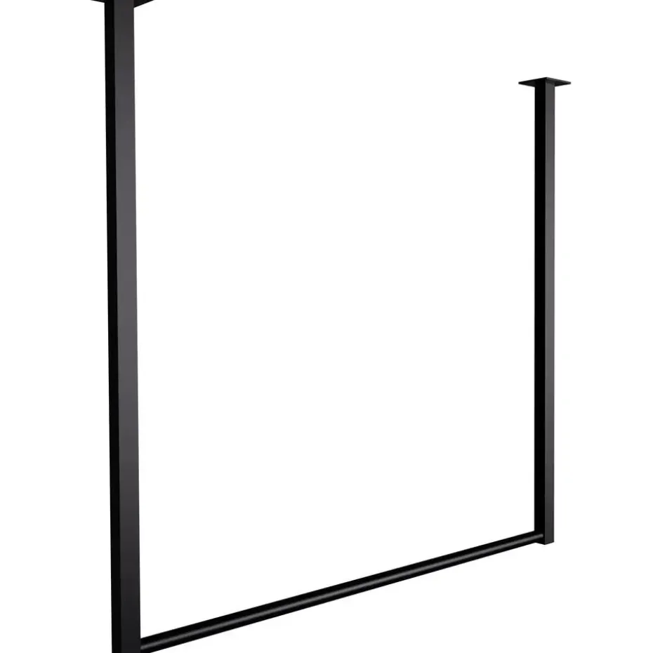 CLP Kledingrek Fenton 80x80x7 cm - zwart