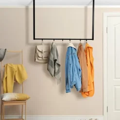 CLP Kledingrek Fenton 80x120x7 cm - zwart