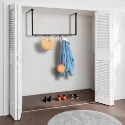 CLP Kledingrek Fenton 60x120x7 cm - zwart