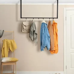 CLP Kledingrek Fenton 60x120x7 cm - zwart