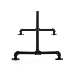 CLP Kledingrek Jersey 150x150x55 cm - zwart