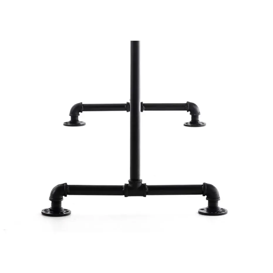 CLP Kledingrek Jersey 150x150x55 cm - zwart