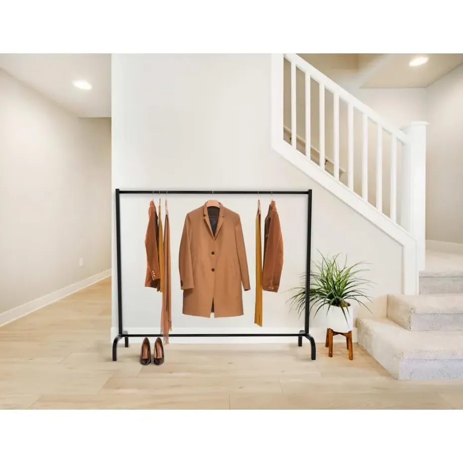 CLP Kledingrek Lara 120x150x38 cm - zwart