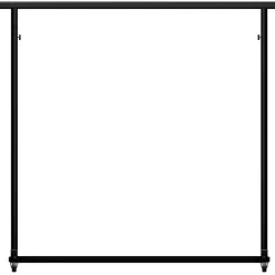 CLP Kledingrek Soran 120x120x50 cm - zwart