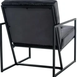 CLP Lounger Avon zwart Frame - Fluweel - grijs