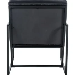 CLP Lounger Avon zwart Frame - Fluweel - grijs