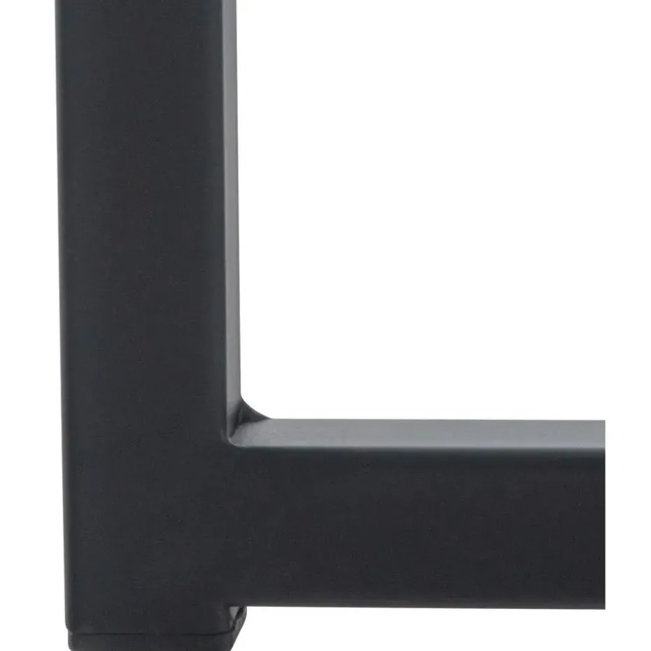 CLP Lounger Avon zwart Frame - Fluweel - grijs