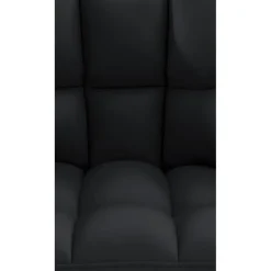 CLP Lounger Damaso zwart Frame - Kunstleer - zwart