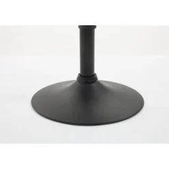 CLP Set van 2 Barkruk Braga zwart Frame - Stof - taupe