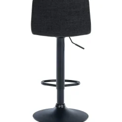 CLP Set van 2 Barkruk Branford zwart Frame - Stof - zwart