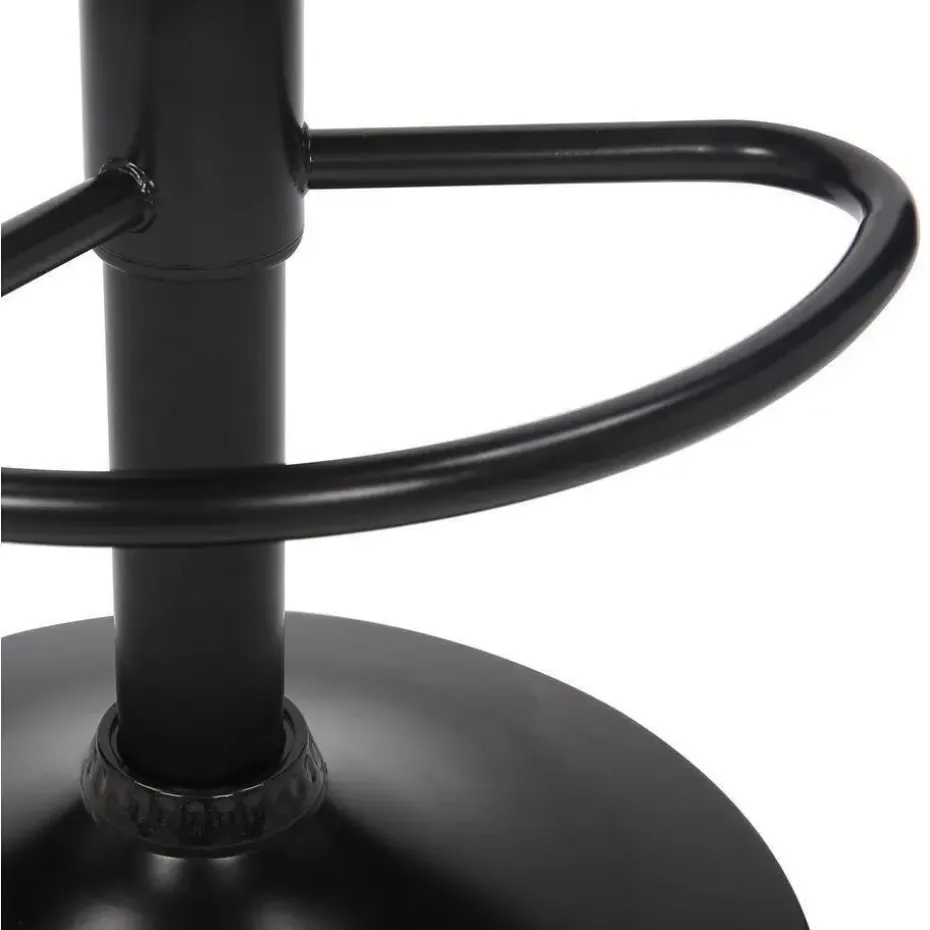 CLP Set van 2 Barkruk Feni zwart Frame - Fluweel - groen