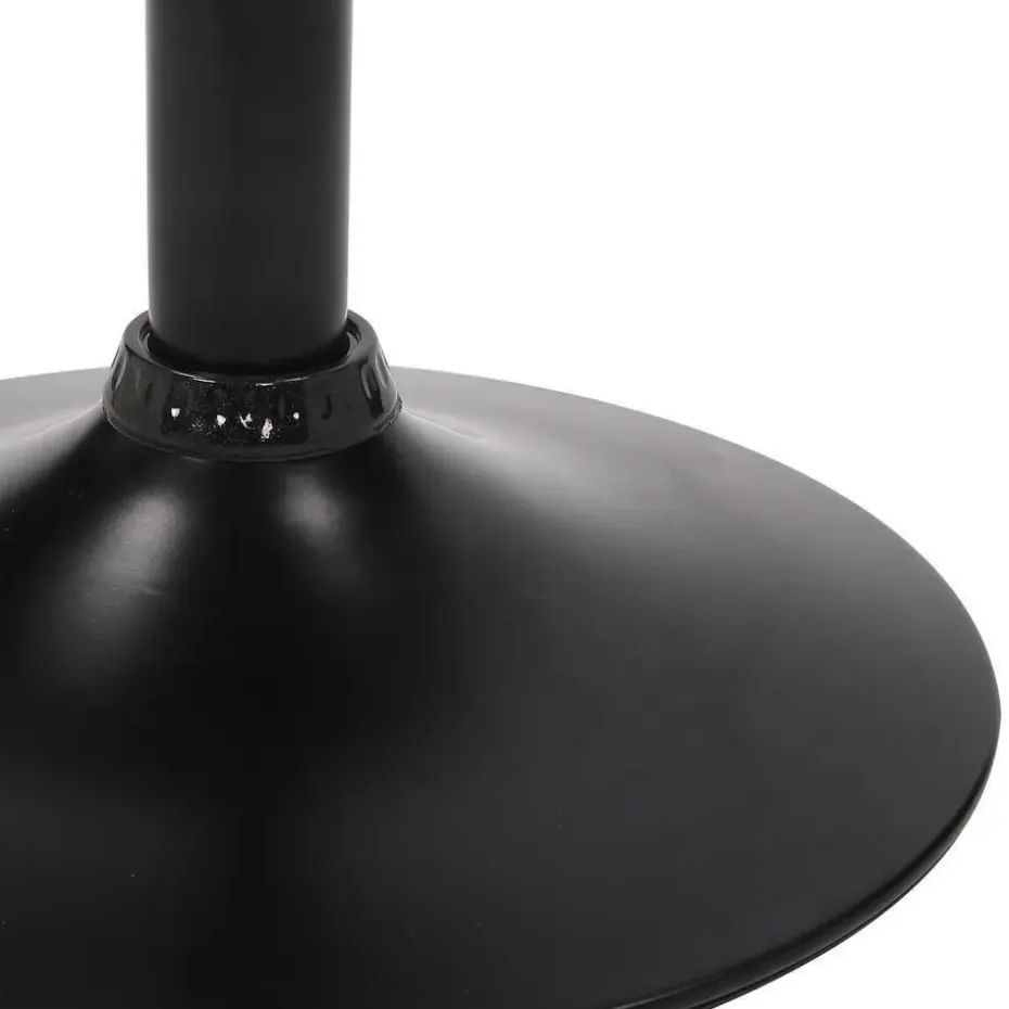 CLP Set van 2 Barkruk Feni zwart Frame - Fluweel - bruin