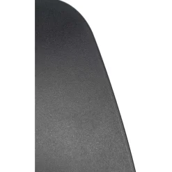 CLP Set van 2 Barkruk Gilbert chroom Frame - Kunststof - zwart