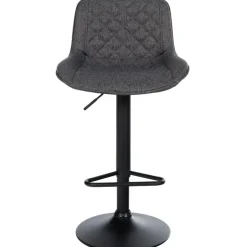 CLP Set van 2 Barkruk Kasson zwart Frame - Stof - zwart