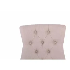 CLP Set van 2 Eetkamerstoel Aberdeen antiek licht Frame - Stof - creme