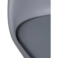 CLP Set van 6 Eetkamerstoel Ramsey natura Frame - Kunststof - grijs