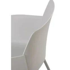 CLP Set van 2 Eetkamerstoel Alpena Kunststof - licht grijs