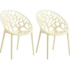 CLP Set van 2 Tuinstoel Hope Kunststof - creme