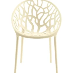 CLP Set van 2 Tuinstoel Hope Kunststof - creme