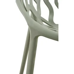 CLP Set van 2 Tuinstoel Hope Kunststof - olijf