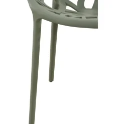 CLP Set van 2 Tuinstoel Hope Kunststof - olijf