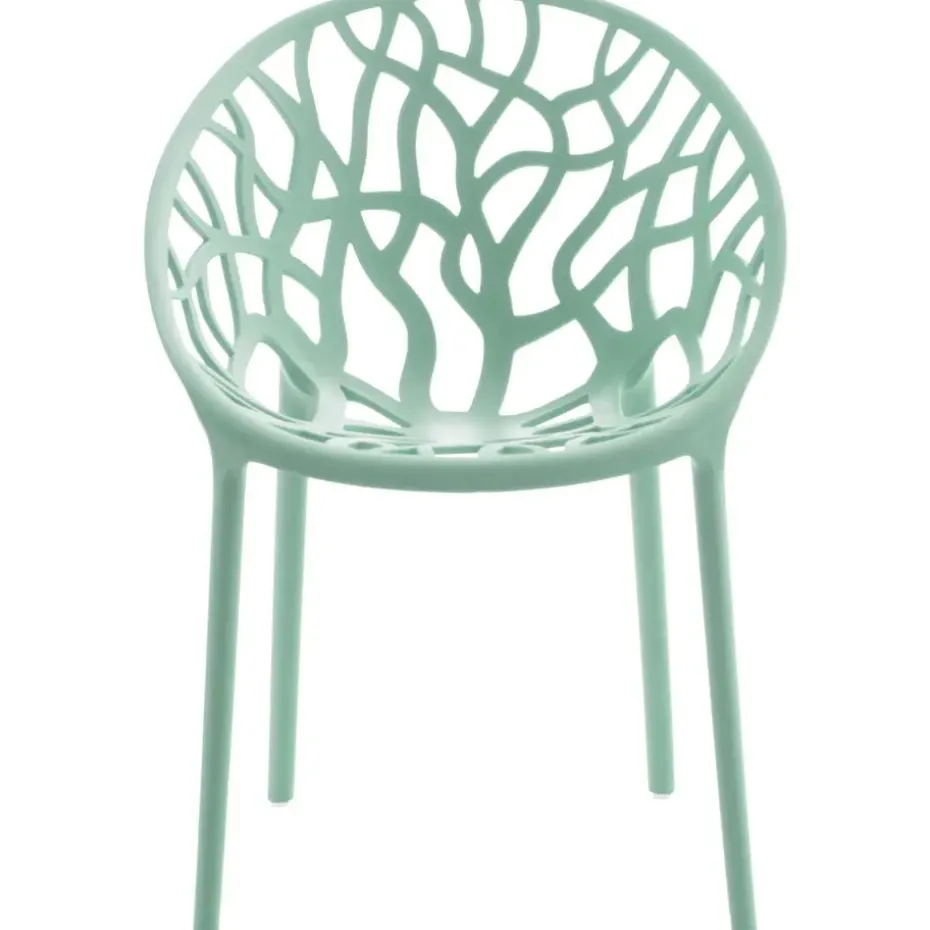 CLP Set van 4 Tuinstoel Hope Kunststof - lichtgroen