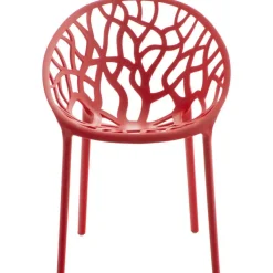 CLP Set van 2 Tuinstoel Hope Kunststof - rood