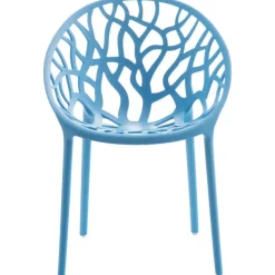 CLP Set van 2 Tuinstoel Hope Kunststof - blauw