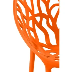CLP Set van 4 Tuinstoel Hope Kunststof - oranje