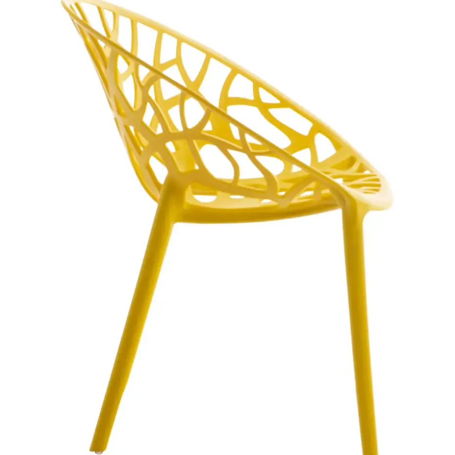 CLP Set van 2 Tuinstoel Hope Kunststof - geel