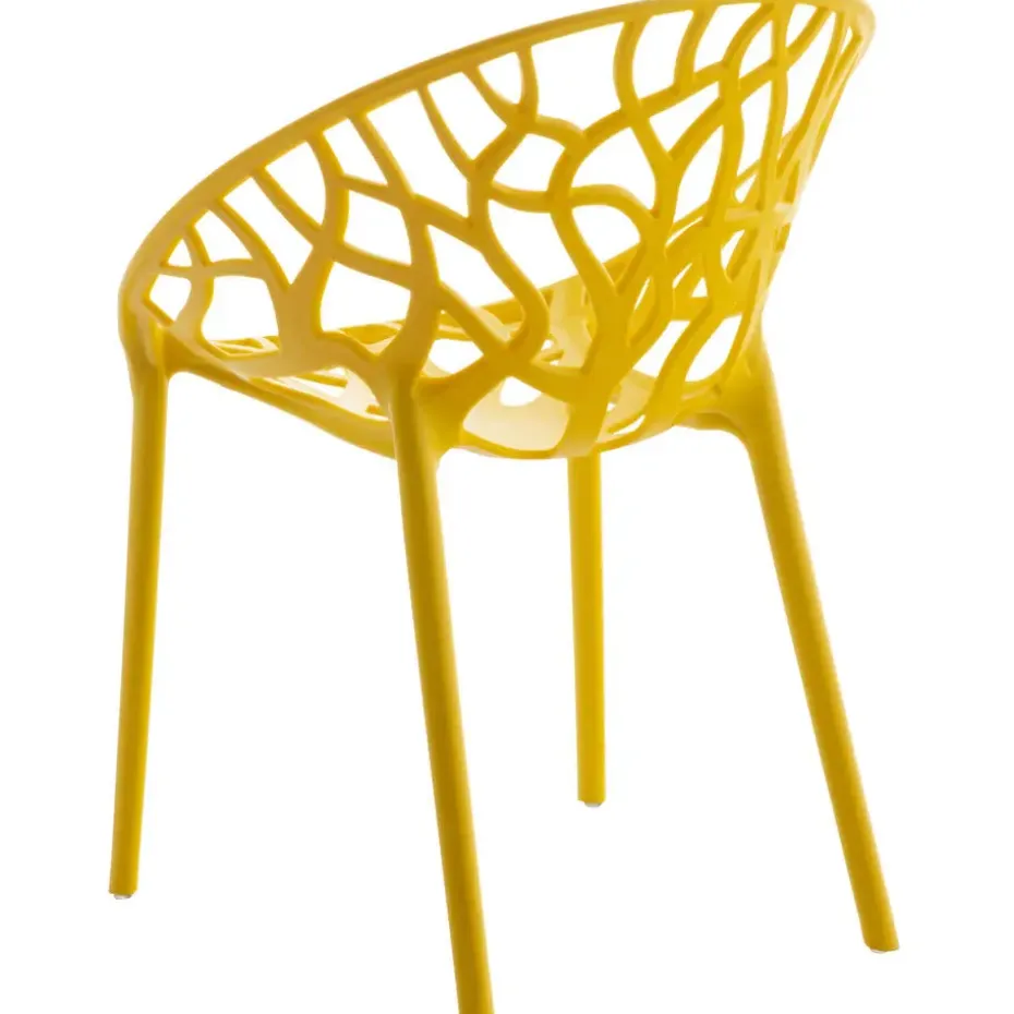 CLP Set van 2 Tuinstoel Hope Kunststof - geel