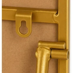 CLP Staande spiegel Benicia vierkant - Glas - goudglans