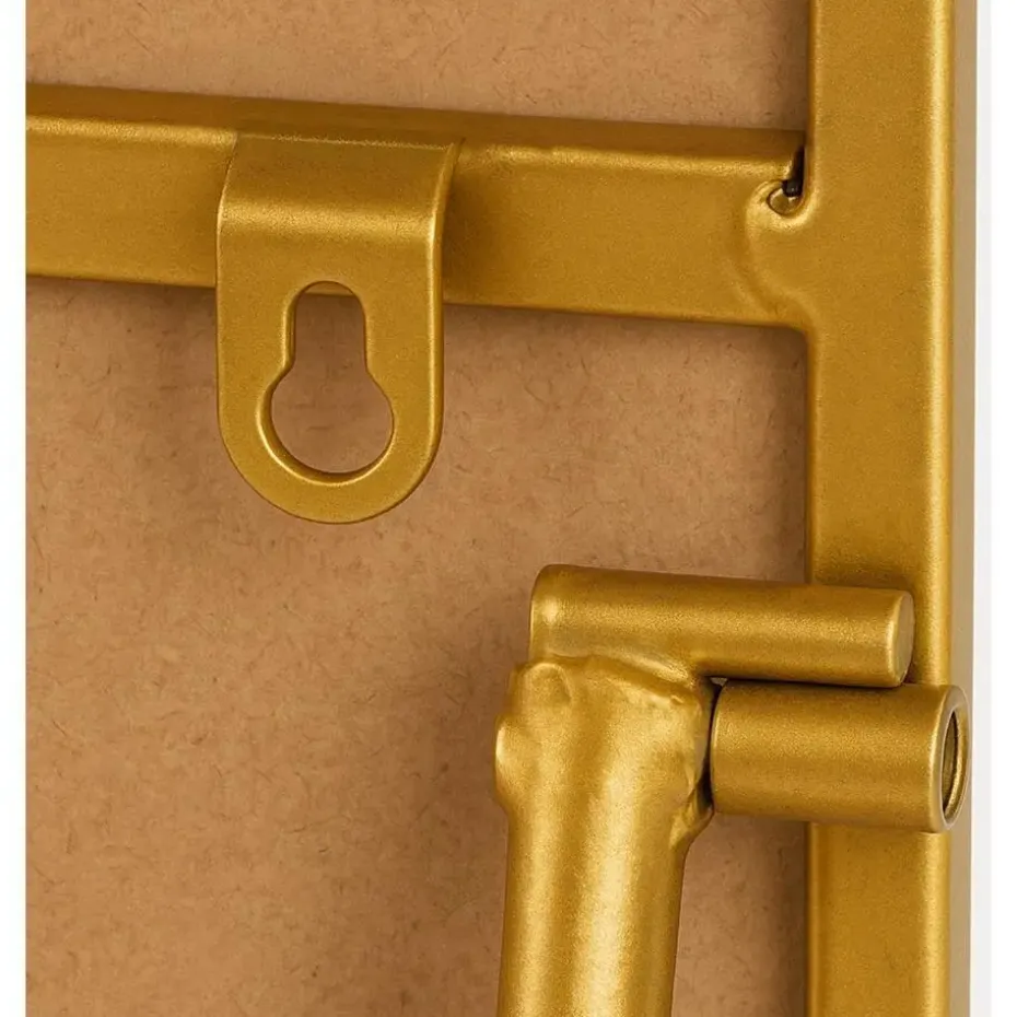 CLP Staande spiegel Benicia vierkant - Glas - goudglans