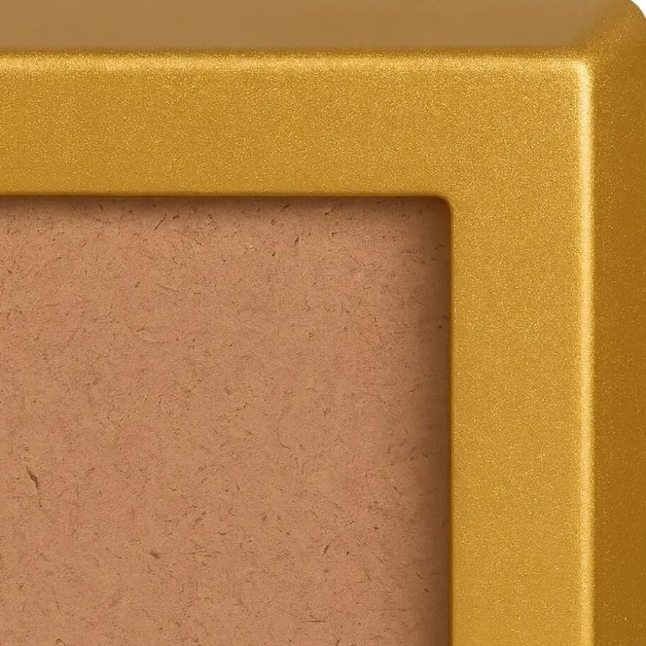 CLP Staande spiegel Benicia vierkant - Glas - goudglans