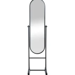 CLP Staande spiegel Nane ovaal - Metaal - zwart