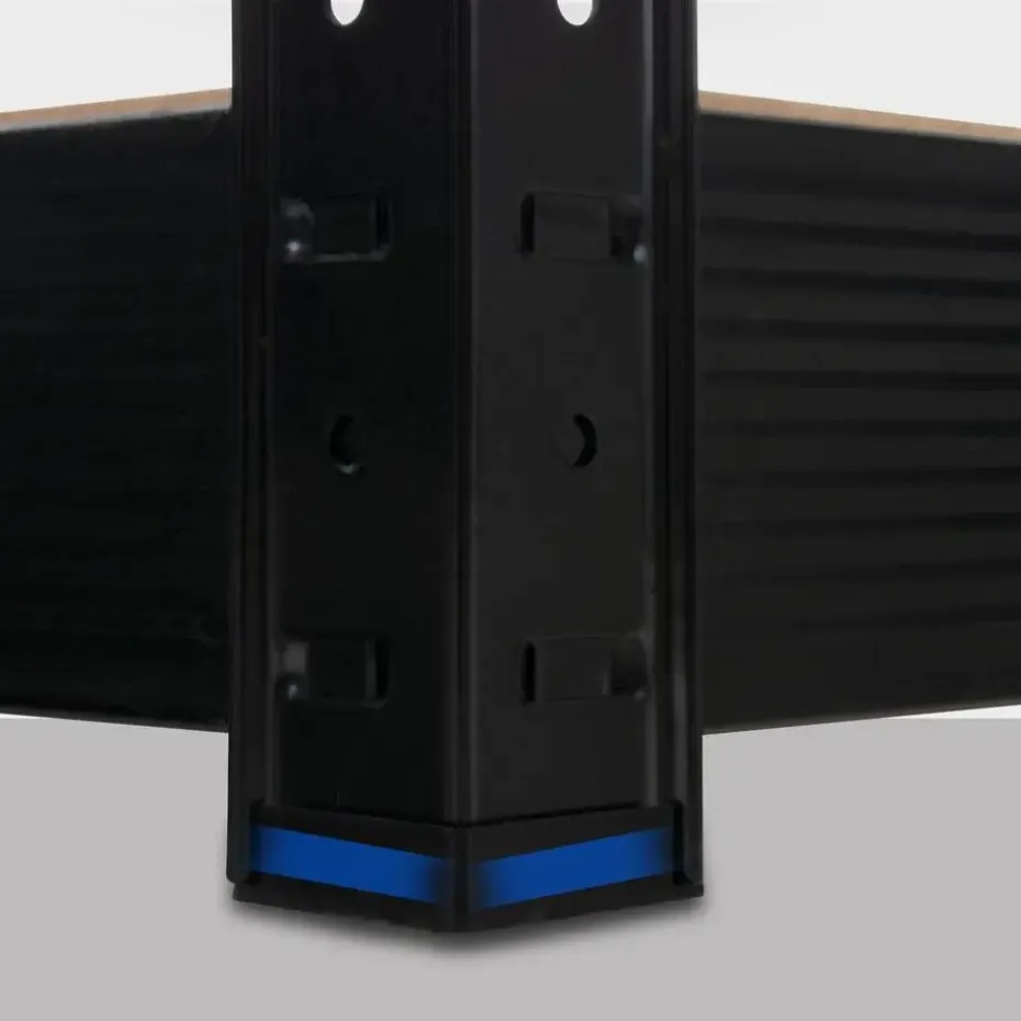 CLP Stellingkast Schwerlastregal Metaal - zwart