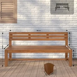 CLP Teakbank Augusta 180 cm