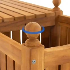 CLP Teakbank Boston 210 cm